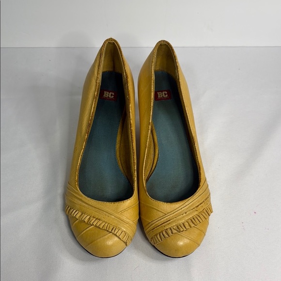 BC Footwear Yellow Wedges with Elegant Style - Picture 2 of 9
